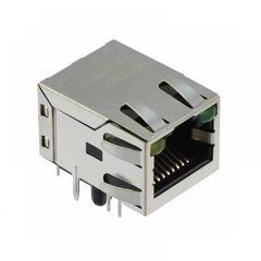 JXD1-0001NL, розетка на плату rj45 connector, jack, 8p8c, cat3/5, tht