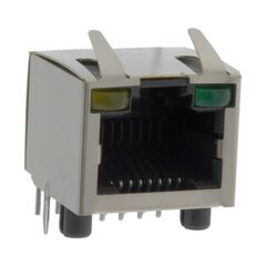 2-406549-4, модульный разъем, cat5, rj45, гнездо, 8 контакт(-ов), 8 вывод(-ов), 1 порт(-ов)