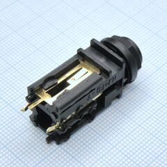 TRS 6.3 (jack) гн. прибор/плата gold, стерео аудио гнездо 6.3 мм nj3fd-v