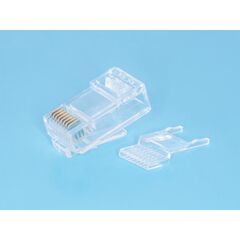 TP5-8P8C, вилка rj-45 кат.5 для круглого кабеля со вставкой, 3 зубца, тип х