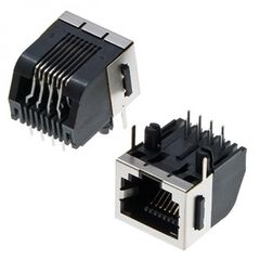 TJ2-8P8C STP, разъем на плату 8p8c, тип 2 с экраном