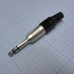 TRS 6.3 (jack) 2404, разъем стерео аудиоштекер 6.3 мм
