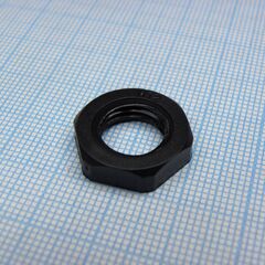 DLM-M12P (black), гайка для крепления кабель ввода на панель