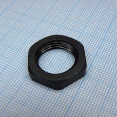 DLM-M16P (black), гайка для крепления кабель ввода на панель