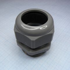 DDL-PG42P-1 (grey), кабель ввод, крепление на панель, гайка для крепления на панель приобретается отдельно