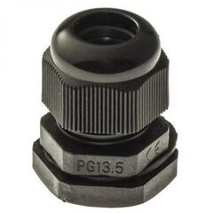 PG13.5 (IP 54) черный, кабельный ввод pg13.5 (ip 54) черный, полиамид