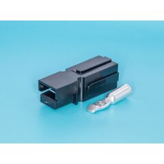BMC1M-B, разъем модульный для аккумуляторной батареи (черный) 75а, (корпус +1 контакт 6awg)