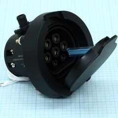 FEAC-T-032A-P1-03-0.0M-25A(H), розетка зарядной станции для электромобиля type2 питание 3 фазы
