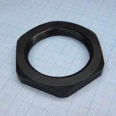 DLM-M40P (black), гайка для крепления кабель ввода на панель