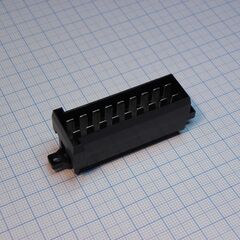 963357-2, прямоугольный разъем питания, 18 контакт(-ов), серия junior power timer, монтаж на печатную плату