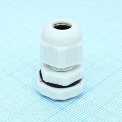 PG-07G, кабельный ввод 3-6.5mm (серый)