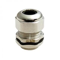 FBA17-06, кабельный ввод ztm-electro fba17-06, никелированная латунь