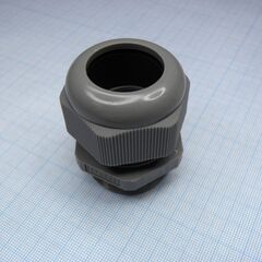 DDL-PG29P-1 (grey), кабель ввод, крепление на панель, гайка для крепления на панель приобретается отдельно