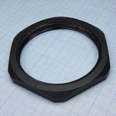 DLM-PG48P (black), гайка для крепления кабель ввода на панель