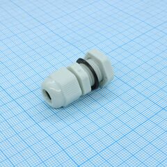 PG-7-LG, кабельный ввод 3-6.5mm (серый, удлиненная резьба)