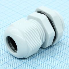 PG-16-LG, кабельный ввод 10-14mm (серый)