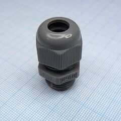 DDL-PG9P-1 (grey), кабель ввод, крепление на панель, гайка для крепления на панель приобретается отдельно