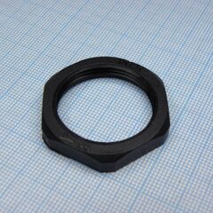 DLM-PG21P (black), гайка для крепления кабель ввода на панель