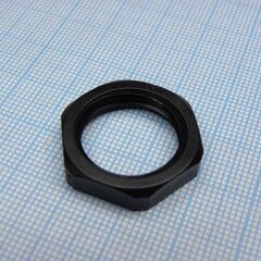 DLM-PG11P (black), гайка для крепления кабель ввода на панель