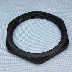 DLM-M63P (black), гайка для крепления кабель ввода на панель