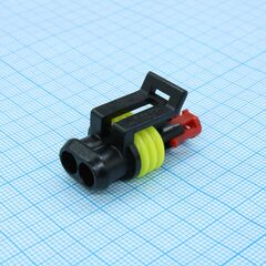 CKK7021-1.5-21B-V, корпус разъема, серия 1.5, розетка, 2 контакта, шаг-6мм operating voltage 24v