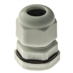 PG11 (IP 54) серый, кабельный ввод pg11 (ip 54) серый, полиамид