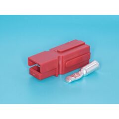 BMC1M-R, разъем модульный для аккумуляторной батареи (красный) 75а, (корпус +1 контакт 6awg)