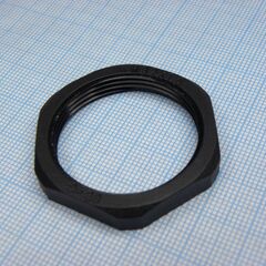 DLM-M32P (black), гайка для крепления кабель ввода на панель