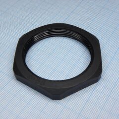 DLM-PG36P (black), гайка для крепления кабель ввода на панель