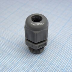 DDL-PG7P-1 (grey), кабель ввод, крепление на панель, гайка для крепления на панель приобретается отдельно
