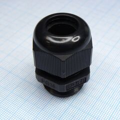 DDL-PG16P (black), кабель ввод, крепление на панель, гайка для крепления на панель приобретается отдельно