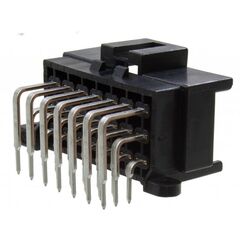 9-966140-6, автомобильный разъем питания, угловой, серия junior power timer, 21 контакт