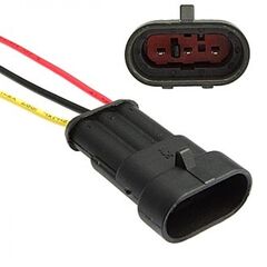 DJ7031-1.5-11 (18AWG 200MM), разъем авт. соединитель dj7031-1.5-11 (18awg 200 мм), 12/ 24 (dc) в