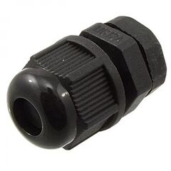 MG12 (4.5-8) BLACK, кабельный ввод mg12 (4.5-8) черный, полиамид (pa)