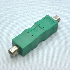USB ADAPTER BM/BM (23), переходник с вилки usb тип b на вилку usb тип b