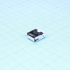 DS1104-BN0S, разъем mini usb, тип b, usb 2.0, розетка, 5 контактов, smd