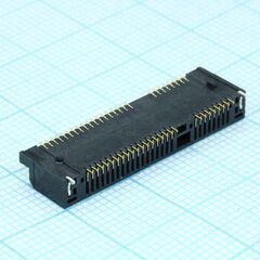 2041119-1, слот mini pci express card 52 контакта угловой для поверхностного монтажа лента на катушке