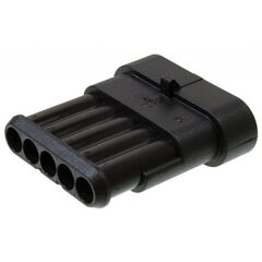 282107-1, корпус разъема superseal 1.5, вилка, 5pin 6 мм
