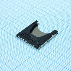 DS1139-03-09SS4BSR, держатель mini sd карты диаметр крепежного выступа 1.45мм высота 2.75мм