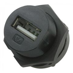 2UB3001-W05100, герметичный разъем usb, usb типа a, usb 2.0, гнездо, 4 позиции, ip67