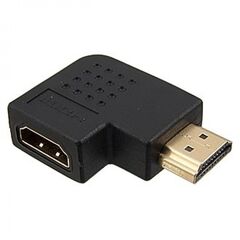 HDMI F/M R, переходник hdmi гн - hdmi шт угловой