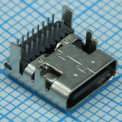 USB4085-GF-A, разъем usb 2.0 тип с 16 контактов 20 в угловой
