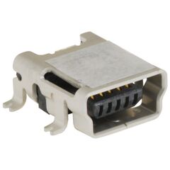 UX60A-MB-5ST, разъем mini usb розетка на плату серия ux 5 контактов тип b угловая