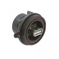 PX0842/A, usb adaptor, 2.0 type a-type b, ip68; usb connector type:usb type a; usb standard:usb 2.0; gender:receptacle; no. of positions:4 position; connector mounting:panel mount; ip rating:ip68; product range:buccaneer series; contact material:copper; c