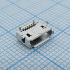 475900001, разъем micro usb тип b, usb 2.0, розетка, 5 вывод(-ов), поверхностный монтаж, прямой угол
