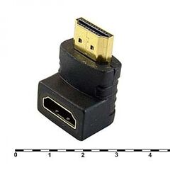 HDMI F/M-R (SZC-016), переходник hdmi гн - hdmi шт угловой левый