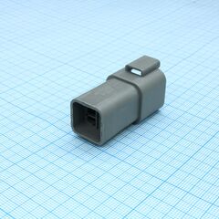 DT04-6P, розетка серия dt серая 6-контактная