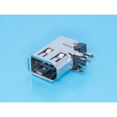 IEEE-6FV/S, разъем ieee-1394, гнездо на плату, 6 контактов, тип 1