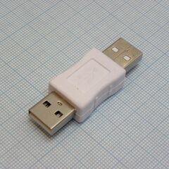 USB ADAPTER AM/AM rex, переходник с вилки usb тип a на вилку usb тип a