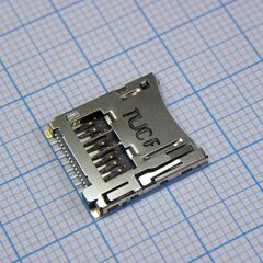 5027740891, гнездо памяти, серия 502774, micro sd, 8 контакт(-ов), медный сплав, контакты с покрытием из золота
